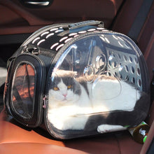 Cargar imagen en el visor de la galería, Bolso transportín transparente para gatos - Gatufy
